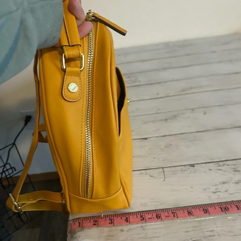 Steve Madden Mustard Yellow Mini Backpack